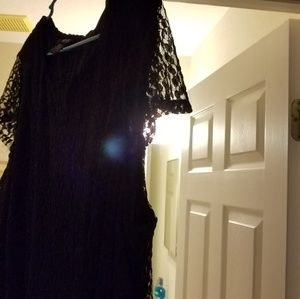 Black Lace Dress w/ Black Lining